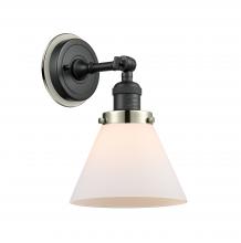 Innovations Lighting 203BK-BPPN-HRPN-G41 - Cone - 1 Light - 8 inch - Matte Black - Sconce