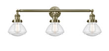 Innovations Lighting 205-AB-G324 - Olean - 3 Light - 31 inch - Antique Brass - Bath Vanity Light