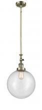 Innovations Lighting 206-AB-G204-12 - Beacon - 1 Light - 12 inch - Antique Brass - Stem Hung - Mini Pendant