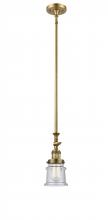 Innovations Lighting 206-BB-G184S - Canton - 1 Light - 5 inch - Brushed Brass - Stem Hung - Mini Pendant