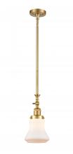 Innovations Lighting 206-SG-G191 - Bellmont - 1 Light - 6 inch - Satin Gold - Stem Hung - Mini Pendant