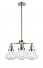 Innovations Lighting 207-PN-G324 - Olean - 3 Light - 19 inch - Polished Nickel - Stem Hung - Chandelier