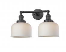 Innovations Lighting 208-OB-G71 - Bell - 2 Light - 19 inch - Oil Rubbed Bronze - Bath Vanity Light