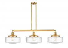 Innovations Lighting 213-SG-G694-12 - Bridgeton - 3 Light - 44 inch - Satin Gold - Stem Hung - Island Light