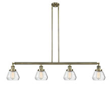 Innovations Lighting 214-AB-G172 - Fulton - 4 Light - 51 inch - Antique Brass - Stem Hung - Island Light