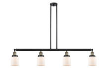 Innovations Lighting 214-BAB-G51 - Bell - 4 Light - 50 inch - Black Antique Brass - Stem Hung - Island Light