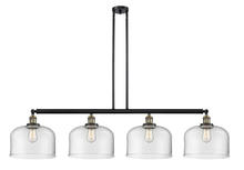 Innovations Lighting 214-BAB-G72-L - Bell - 4 Light - 54 inch - Black Antique Brass - Stem Hung - Island Light