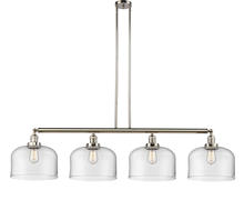 Innovations Lighting 214-PN-G72-L - Bell - 4 Light - 54 inch - Polished Nickel - Stem Hung - Island Light