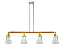 Innovations Lighting 214-SG-G192 - Bellmont - 4 Light - 51 inch - Satin Gold - Stem Hung - Island Light