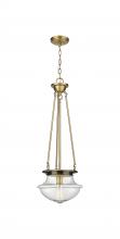 Innovations Lighting 221-1P-BB-G544 - Oxford - 1 Light - 12 inch - Brushed Brass - Pendant