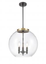 Innovations Lighting 221-3S-BAB-G122-16 - Athens - 3 Light - 16 inch - Black Antique Brass - Cord hung - Pendant