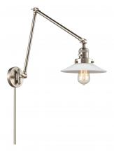 Innovations Lighting 238-SN-G1 - Halophane - 1 Light - 9 inch - Brushed Satin Nickel - Swing Arm