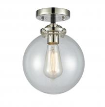 Innovations Lighting 284-1C-BPN-G202-8 - Beacon - 1 Light - 8 inch - Black Polished Nickel - Semi-Flush Mount