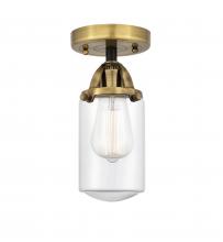 Innovations Lighting 288-1C-BAB-G312 - Dover - 1 Light - 5 inch - Black Antique Brass - Semi-Flush Mount