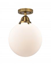 Innovations Lighting 288-1C-BB-G201-10 - Beacon - 1 Light - 10 inch - Brushed Brass - Semi-Flush Mount