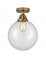 Innovations Lighting 288-1C-BB-G202-10 - Beacon - 1 Light - 10 inch - Brushed Brass - Semi-Flush Mount