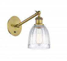 Innovations Lighting 317-1W-BB-G442 - Brookfield - 1 Light - 6 inch - Brushed Brass - Sconce