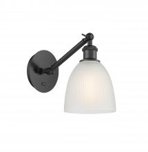 Innovations Lighting 317-1W-BK-G381 - Castile - 1 Light - 6 inch - Matte Black - Sconce