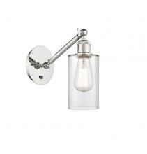 Innovations Lighting 317-1W-PN-G802 - Clymer - 1 Light - 4 inch - Polished Nickel - Sconce