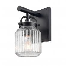 Innovations Lighting 416-1W-BK-G416-6SDY - Latreille - 1 Light - 6 inch - Matte Black - Sconce