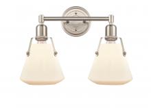 Innovations Lighting 422-2W-SN-G4221-7 - Luna - 2 Light - 18 inch - Satin Nickel - Bath Vanity Light