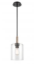 Innovations Lighting 442-1S-BK-SDY - Paladin - 1 Light - 7 inch - Matte Black - stem hung - Mini Pendant