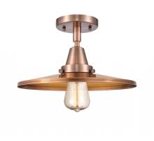 Innovations Lighting 447-1C-AC-MFR-AC-12 - Appalachian - 1 Light - 12 inch - Antique Copper - Flush Mount