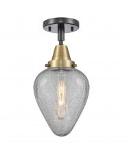 Innovations Lighting 447-1C-BAB-G165 - Geneseo - 1 Light - 7 inch - Black Antique Brass - Flush Mount