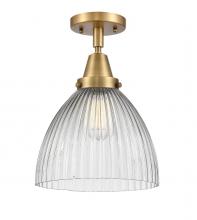 Innovations Lighting 447-1C-BB-G222 - Seneca Falls - 1 Light - 10 inch - Brushed Brass - Flush Mount