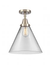 Innovations Lighting 447-1C-SN-G42-L - Cone - 1 Light - 12 inch - Brushed Satin Nickel - Flush Mount