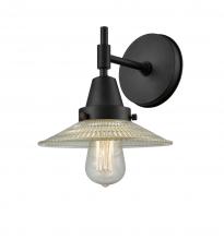 Innovations Lighting 447-1W-BK-G2 - Halophane - 1 Light - 9 inch - Matte Black - Sconce