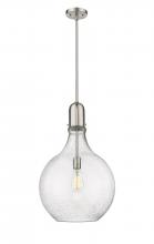 Innovations Lighting 492-1S-SN-G584-16 - Amherst - 1 Light - 16 inch - Brushed Satin Nickel - Stem hung - Pendant