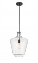 Innovations Lighting 493-1S-BK-G504-12 - Norwalk - 1 Light - 12 inch - Matte Black - Stem hung - Mini Pendant