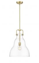 Innovations Lighting 494-1S-SG-G592-14 - Haverhill - 1 Light - 14 inch - Satin Gold - Stem hung - Pendant