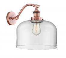 Innovations Lighting 515-1W-AC-G72-L - Bell - 1 Light - 12 inch - Antique Copper - Sconce