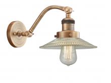 Innovations Lighting 515-1W-BB-G2 - Halophane - 1 Light - 9 inch - Brushed Brass - Sconce