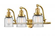 Innovations Lighting 515-3W-SG-G52 - Bell - 3 Light - 28 inch - Satin Gold - Bath Vanity Light