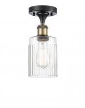 Innovations Lighting 516-1C-BAB-G342 - Hadley - 1 Light - 5 inch - Black Antique Brass - Semi-Flush Mount