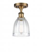 Innovations Lighting 516-1C-BB-G442 - Brookfield - 1 Light - 6 inch - Brushed Brass - Semi-Flush Mount