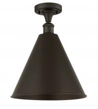 Innovations Lighting 516-1C-OB-MBC-16-OB - Berkshire - 1 Light - 16 inch - Oil Rubbed Bronze - Semi-Flush Mount