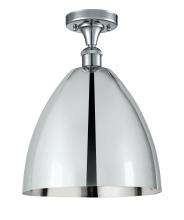 Innovations Lighting 516-1C-PC-MBD-12-PC - Bristol - 1 Light - 12 inch - Polished Chrome - Semi-Flush Mount