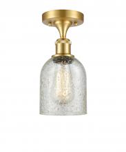 Innovations Lighting 516-1C-SG-G259 - Caledonia - 1 Light - 5 inch - Satin Gold - Semi-Flush Mount