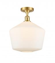 Innovations Lighting 516-1C-SG-G651-12 - Cindyrella - 1 Light - 12 inch - Satin Gold - Semi-Flush Mount