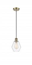 Innovations Lighting 516-1P-AB-G652-6 - Cindyrella - 1 Light - 6 inch - Antique Brass - Cord hung - Mini Pendant