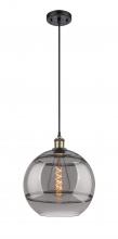 Innovations Lighting 516-1P-BAB-G556-12SM - Rochester - 1 Light - 12 inch - Black Antique Brass - Cord hung - Mini Pendant