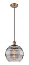 Innovations Lighting 516-1P-BB-G556-10SM - Rochester - 1 Light - 10 inch - Brushed Brass - Cord hung - Mini Pendant