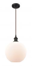 Innovations Lighting 516-1P-OB-G121-10 - Athens - 1 Light - 10 inch - Oil Rubbed Bronze - Cord hung - Mini Pendant