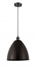 Innovations Lighting 516-1P-OB-MBD-12-OB - Bristol - 1 Light - 12 inch - Oil Rubbed Bronze - Cord hung - Mini Pendant