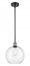 Innovations Lighting 516-1S-BAB-G122-10 - Athens - 1 Light - 10 inch - Black Antique Brass - Mini Pendant