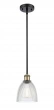 Innovations Lighting 516-1S-BAB-G382 - Castile - 1 Light - 6 inch - Black Antique Brass - Mini Pendant